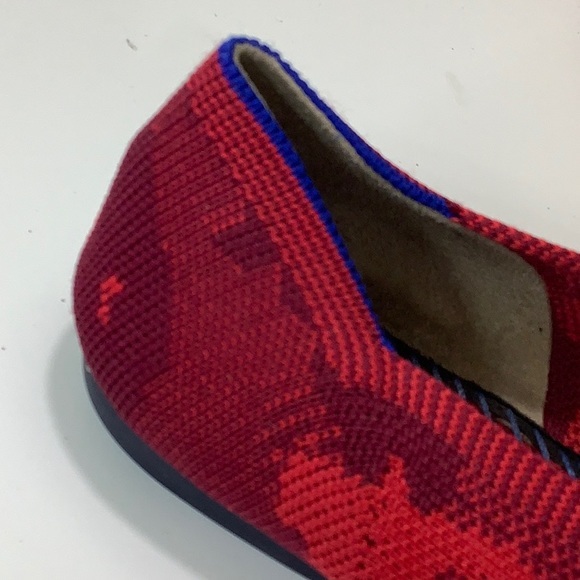 Rothy’s Red Camo the point ballet flats size 8.5 EUC - Picture 8 of 13